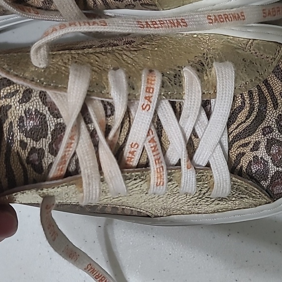 Sabrinas made in Spain gold animal print sneakers size EU 39 - Picture 11 of 13